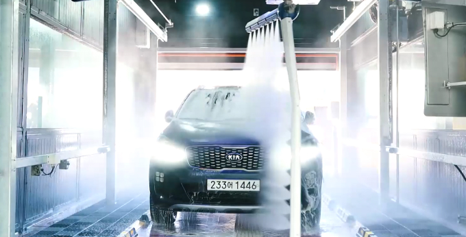 Smart 360 회전 암, 초고압수로 360° 세척